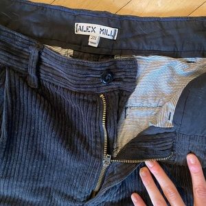 Alex Mill Black Corduroy Pants